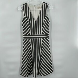 JCrew Women’s Striped Flair Dress size 00 NWT
